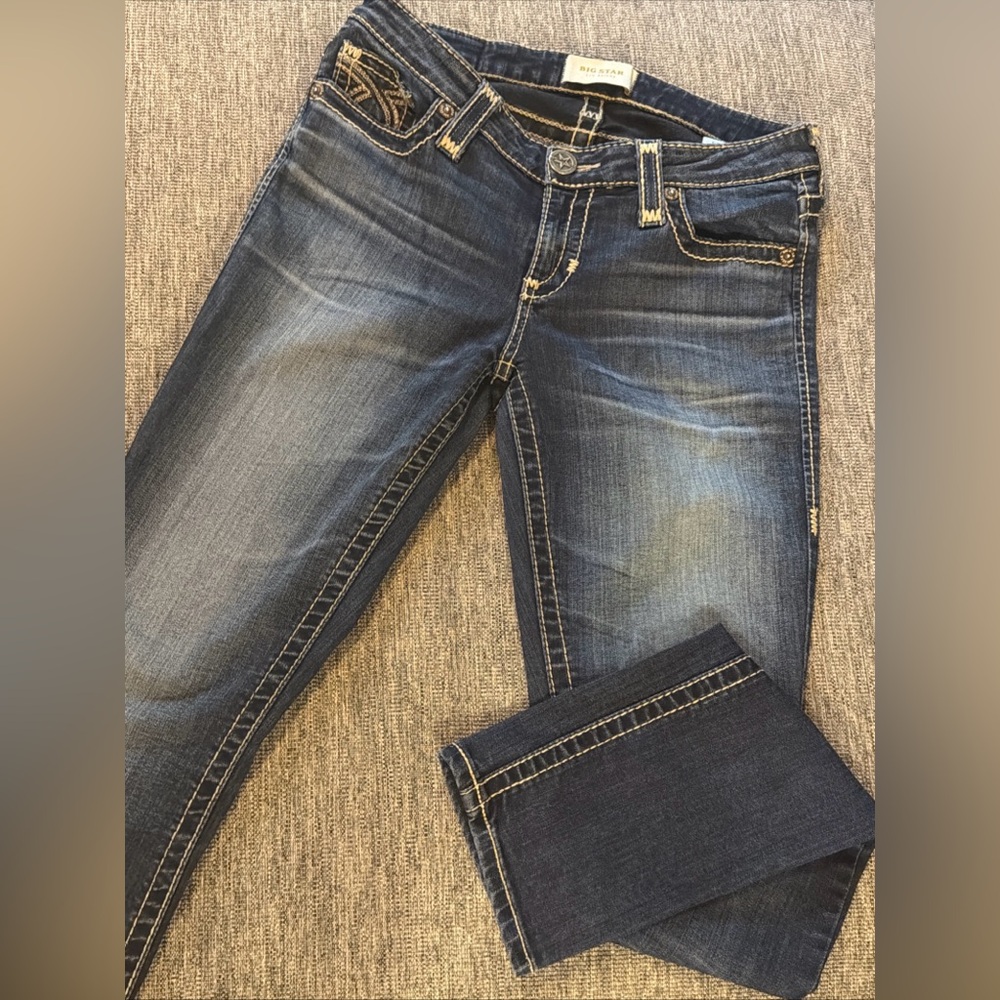 Big Star Women's Skinny Jeans - Dark Blue